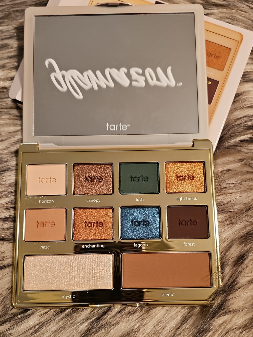 Tarte Eyeshadow Palette — Neutral, Bronze, Green & Blue Shades
